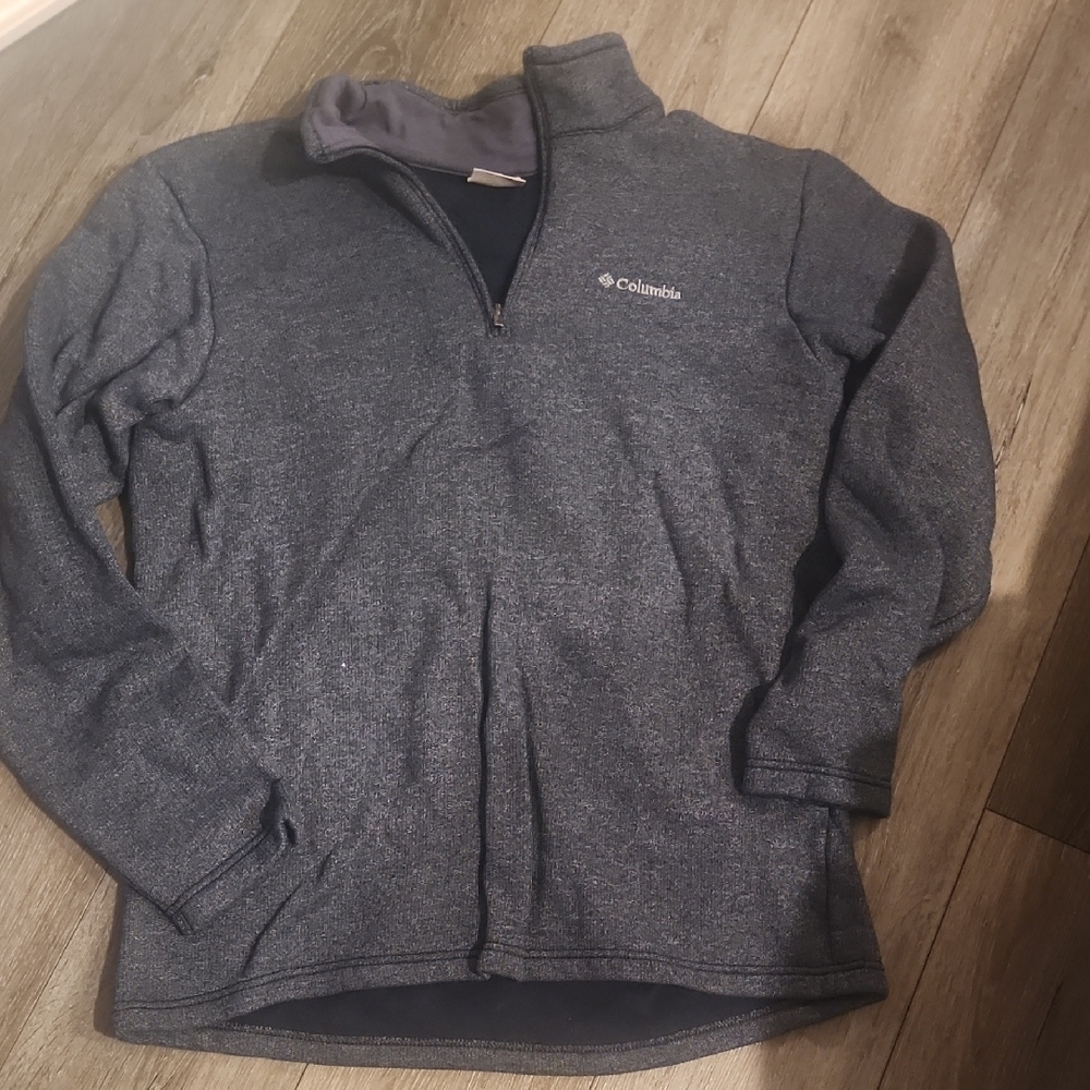 Columbia Gray Quarter-Zip Fleece Pullover